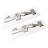 2pcs New 4 X 4 Door Emblem Badge 4x4 Nameplate