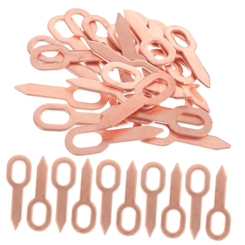 WOONEKY 100pcs Ring for Soldering Panel Ring for Car Spot