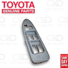 Factory, OEM 97 - 01 TOYOTA CAMRY DRIVER LEFT DOOR WINDOW LOCK SWITCH BEZEL TRIM GRAY OEM NEW