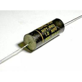 CDE 2X - 1uf / 1.0mfd @ 400V - (CDE # MPY4W1)   SUPER PUP- Paper Film Capacitor #148