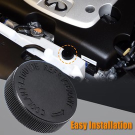 Engine Coolant Overflow Reservoir Tank Cap Compatible with Infiniti EX35 FX37 EX37 G35 Q70 QX50 G25 G37 2003-2017 with Nissan Murano Rogue Versa Quest Replace 21712-79900 AM-4118851190