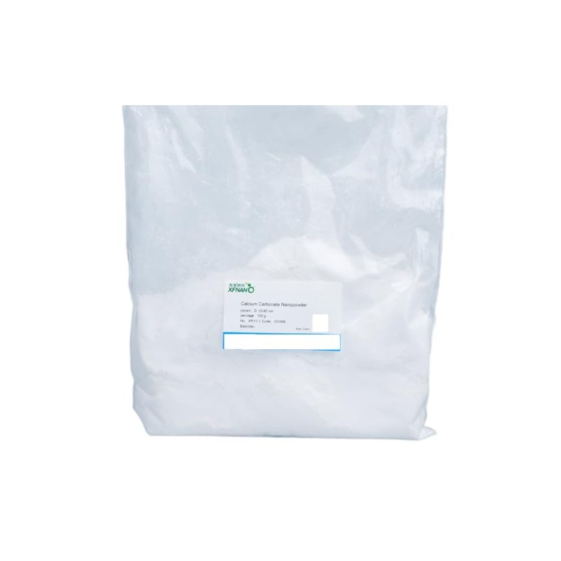 Nano Calcium Carbonate Powder 40-80nm CaCO3 Nanoparticles Nanopowder-Same Day Priority