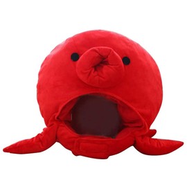Bestmaple Cotton Red Octopus Cap Cosplay Hat Headwear Mask Animal Photography Party
