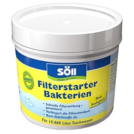 Söll Filter starter bacteria high-purity micro-organisms for ponds - natural filter bacteria activate the biology of the filters in the garden pond, fish pond, koi pond, swimming pond