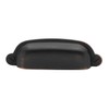 GlideRite 3-1/2 Inch Center-to-Center Classic Bin Pull Cabinet Hardware, 4767