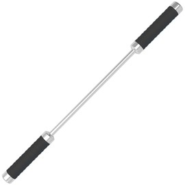 Stainless Steel Muscle Roller Stick for Legs with Silicone Grip and Ball Bearing Foot Roller for Athletes - Massage Roller Stick