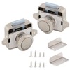 Set of 2 Cabinet Push Button Lock, Push Button Catch