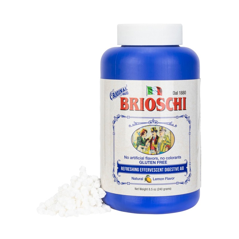 Brioschi - Original Lemon Flavored Effervescent, 8.5 oz. (Pack of