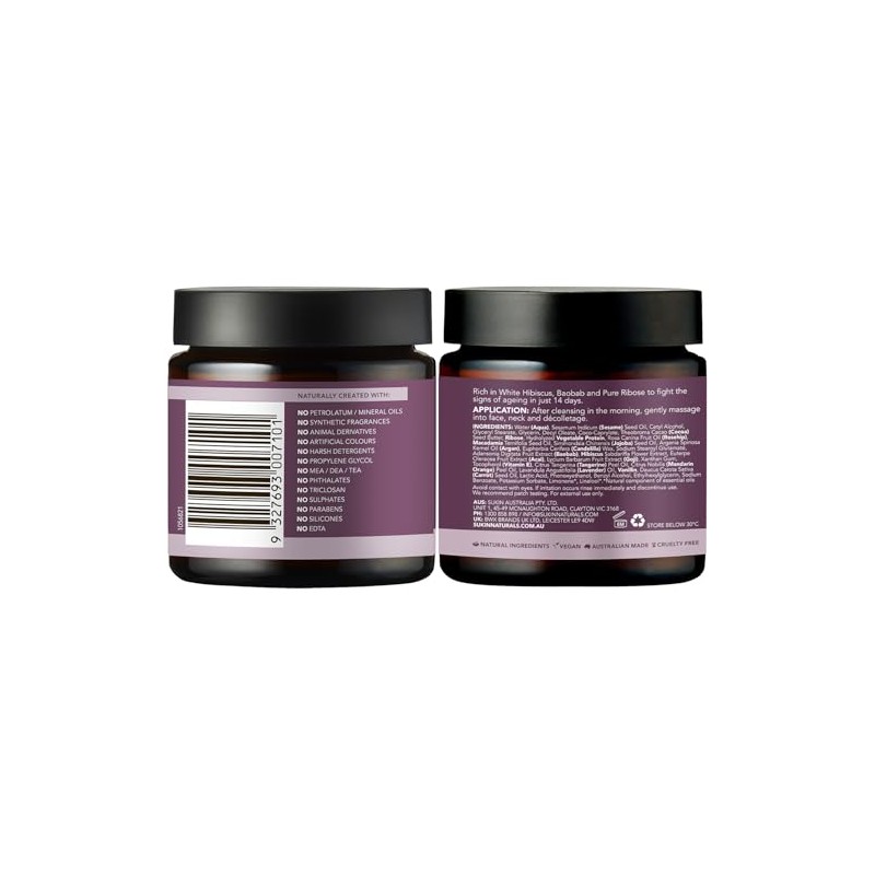 Sukin Crema De Noche Restauradora Puramente Ageless, 4.06 Fl Oz