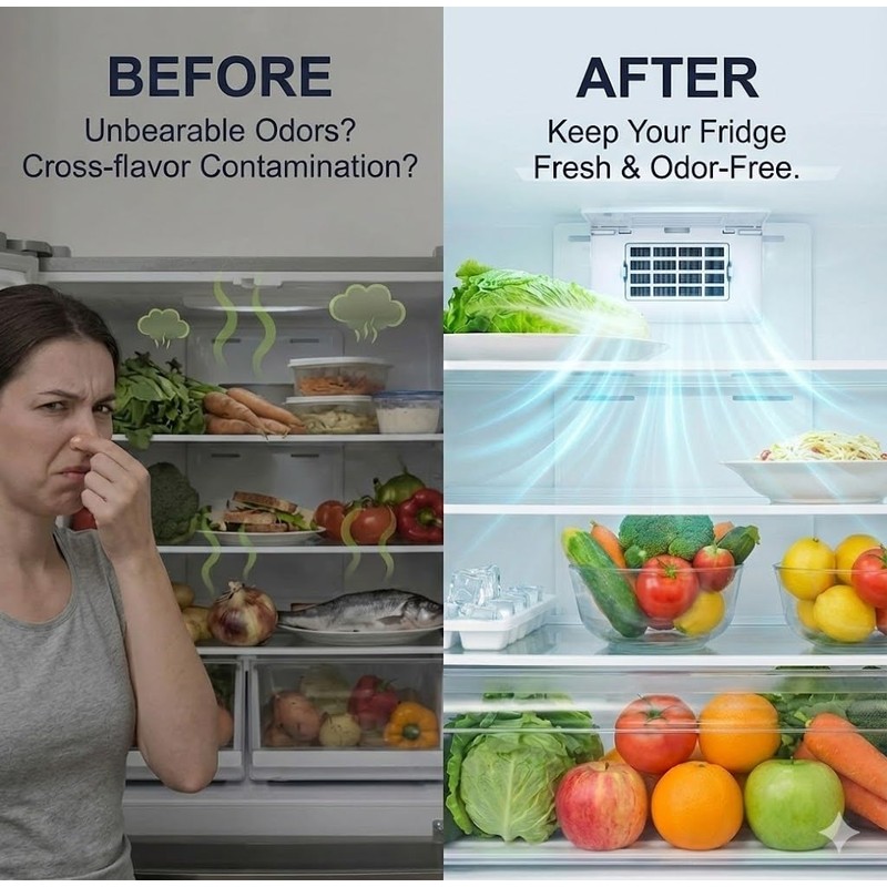 Refrigerator Air Filter Compatible With Whirlpool WRF736SDAM11,WRF736SDAM12, WRF736SDAM13,WRF736SDAM14