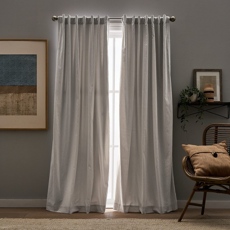 Peri Home Sanctuary Back Tab Room Darkening Lined Window Curtain