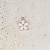 Spring Flower Charm, Gold and Silver, Fashion Accessory - Title: