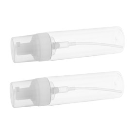 BIUDECO Travel-Friendly Refillable Pump Bottles Countertop Soap Dispenser Foaming Hand Soap Dispenser Plastic