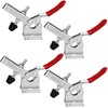 4 Pack Hand Tool Toggle Clamp 201B 198lbs Antislip Red
