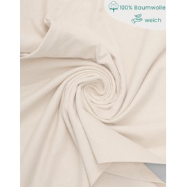 Livessa Set of 2 cushion covers, 40 x 80 cm, concealed zip on the long side, pillowcase made of 100% cotton jersey fabric, ultra soft and breathable, Oeko-Tex certified