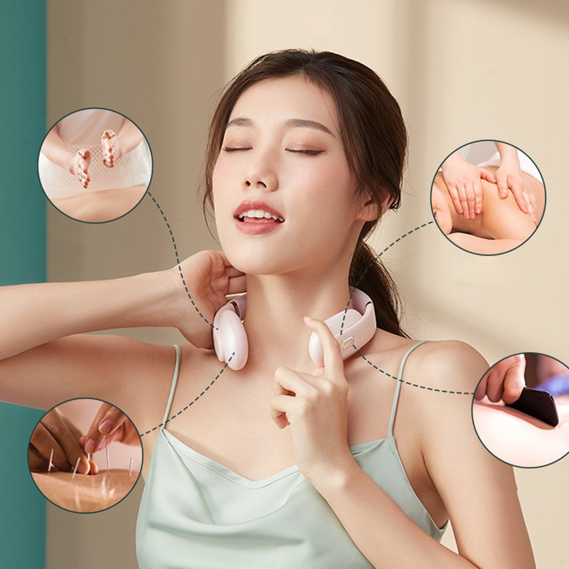 Intelligent Neck Massager Multifunction Hot Compress Pulse Heating Neck Massager