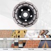 flintronic Premium Diamond Grinding Wheel, 125 x 22.2 mm Sanding