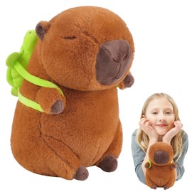 Juguete de Peluche de Capibara, Animal de Peluche de Capibara de 25Cm, Regalo de muñeca de Peluche de Capibara Realista y Lindo, Regalo Perfecto de Cumpleaño
