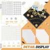 Colarr 68 Pcs Graduation Cap Decorations Kit 2025 Glitter Construction