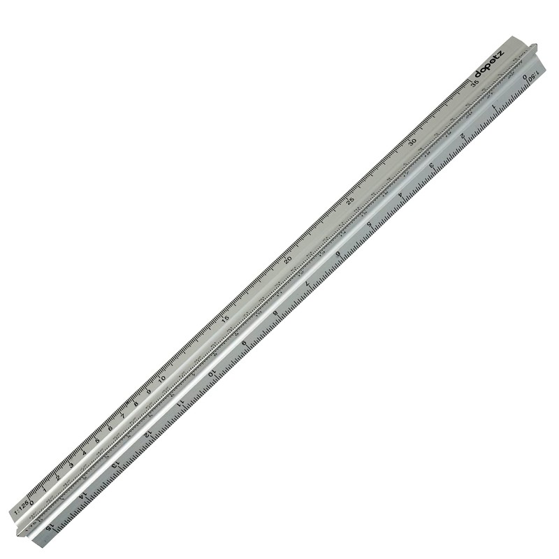 Dapetz ® 3 Pcs Set Stainless Steel Ruler Metal Double
