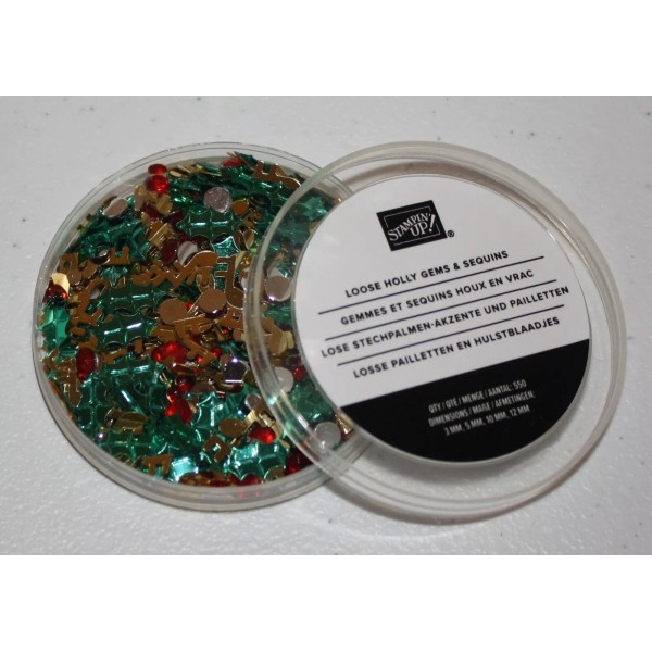 Stampin' Up! Stampin Up Retired LOOSE HOLLY GEMS & SEQUINS