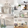 E12 LED Candelabra Bulbs 40W Equivalent, 6-Pack 4W 460LM Dimmable