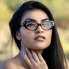 2SeeLife Bold Oval Cat Eye Reading Glasses for Women