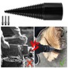 WarmCare Wood Splitter Drill Bits, Firewood Log Splitter Drill Log
