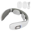 Smart Neck Massager Intelligent Electric Pulse Vertebra Cervical Massager RelaxerWhite