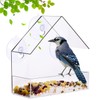 Window Bird Feeder Clear Window Hanging Bird Feeder with Suction