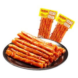 Phuumy 10 Pack 9.52oz Spicy Snacks Strip Of Chili Congee Delicious Chinese Snacks Asian