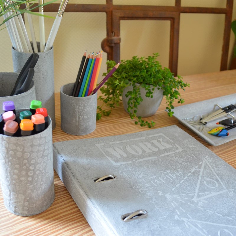 Viva Decor® Trenddekor Beton Effekt Set (2 Sets) Betonoptik Farbe,