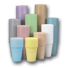 CROSSTEX PLASTIC CUPS 5 oz Cup, Dusty Rose, 1000/cs