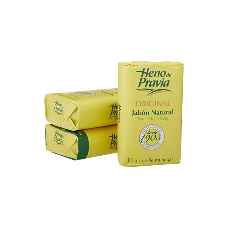 Heno de Pravia Jabón en Pastilla Paquete de 3 x
