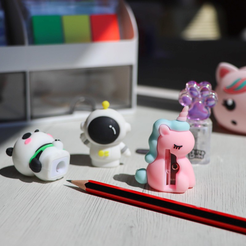 Grafoplas - Set di 2 temperamatite Bits&Bobs Footprint-Unicorn, con lama