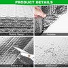 8P Garage Door Insulation Panels Kit 0.24"T Double Bubble Reflective