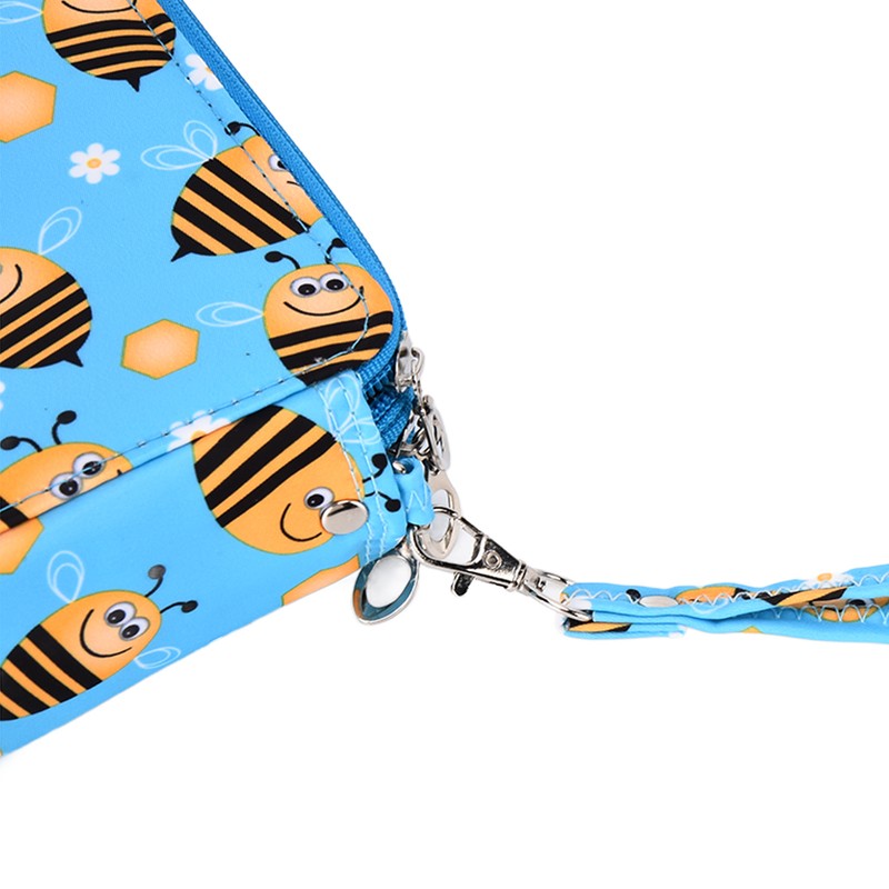 Pencil Storage Bag Bee Pattern High Capacity 127 Holes Multi
