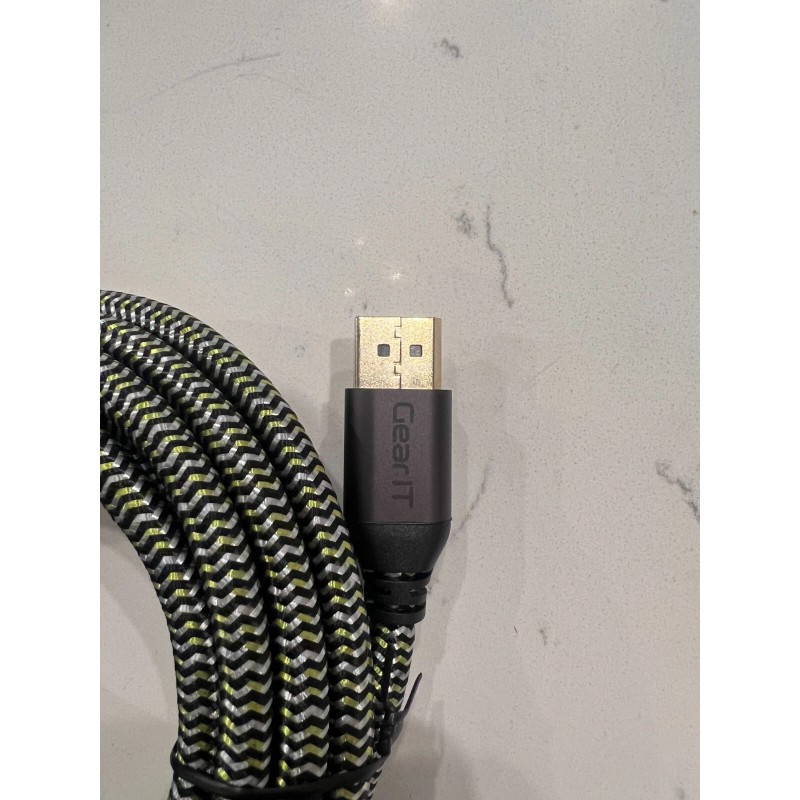 GearIT DisplayPort Cable 1.4 (8K@60Hz, 4K@144Hz, 2K@165Hz), 16.5 Feet, 1