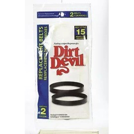Electric Vac LLC 6 Genuine Royal Dirt Devil Style 15 Belts Use In Dirt Devil Bagged Vacuum C