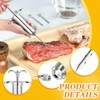 PEOUWNES 304-Stainless Steel Meat Injector Syringe Kit with 3 Marinade