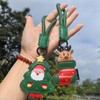 Creative Leather Christmas Tree Hanging Sock - Cute, Unisex Kids (Free Size/PU) Christmas Stocking Accessory (approx. 8cm, One Size) 10ea