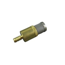 MTM Hydro 23.0068 Chemical Filter SS / Brass 400 Micron 6 MM Hose Barb