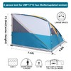 UNP Camping Cube | Pop Up Canopy Side Tent for