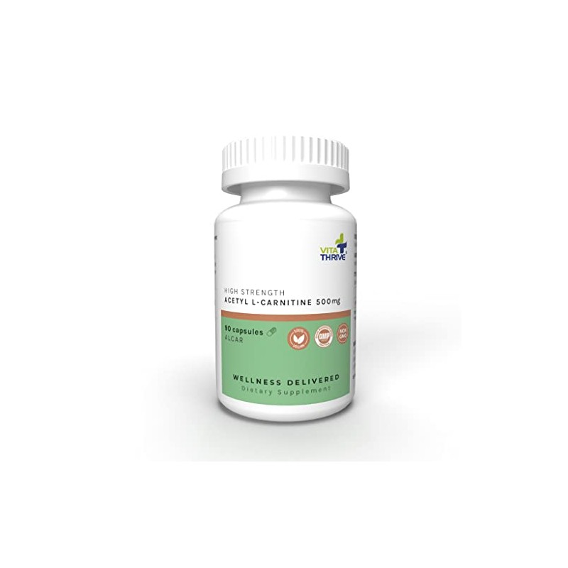 VitaThrive® Acetyl L Carnitine 500mg – 90 Capsules