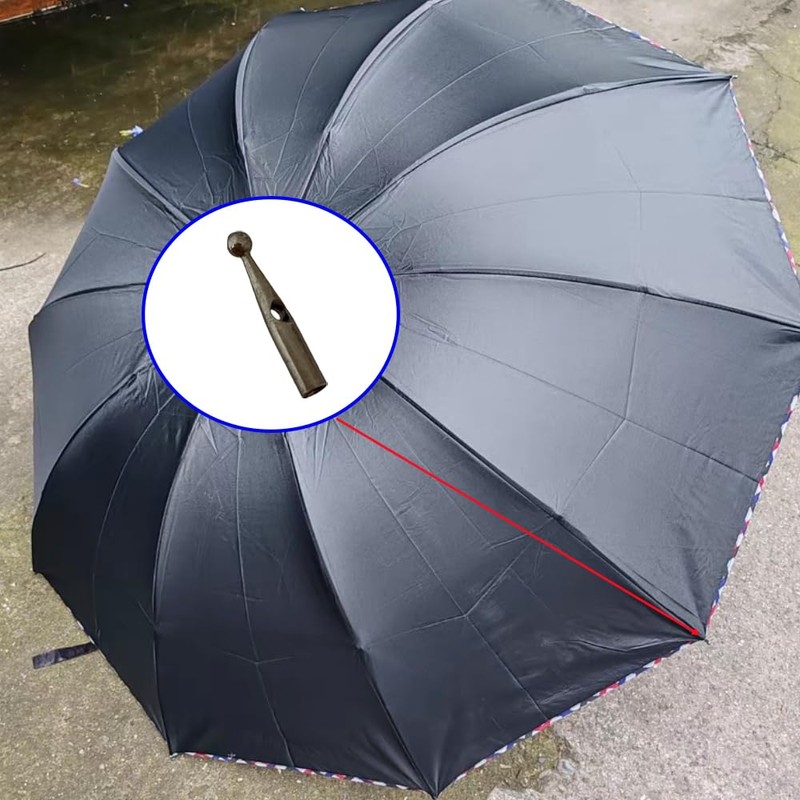 20 Pcs Metal Folding Umbrella Tips Parts, Universal Umbrella Tail