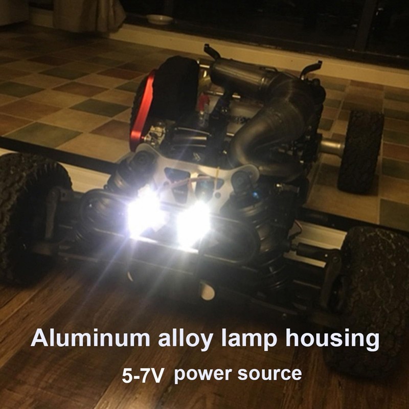 Chazcool RC Car Headlight, RC Spotlights, RC Led Light Kit