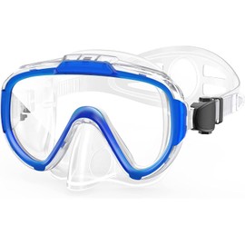 Norabidea Swim Goggles Adult Kids, Anti Fog Swimming Goggles with Nose Cover ,No Leaking Clear Snorkel Dive Mask 180 Wide View Men Women Youth Boys Girls