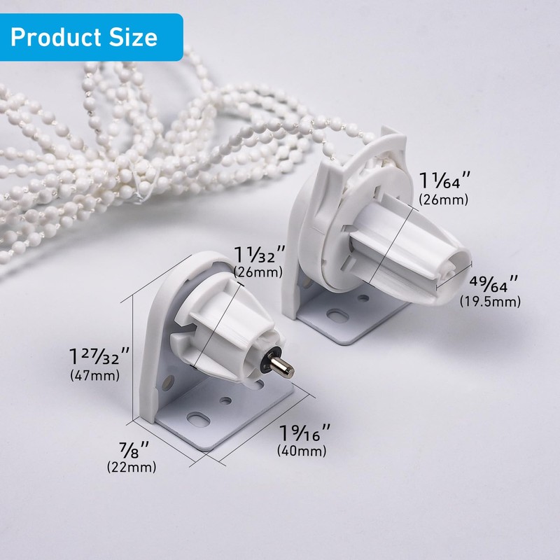 28mm Roller Blind Brackets Upgrade Roller Blind Fittings Spare Kit,