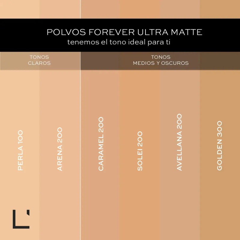 L'bel - Polvos Compactos Control Brillo Forever Ultra Matte