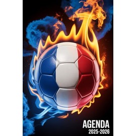 Agenda Scolaire 2025 2026: Organiseur scolaire, Une jour par page, De Septembre à juillet | pour Garçons et Filles | Étudiants Primaire, Collège, Lycée | Couverture Football